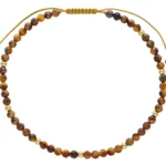 BRANSOLETKA NA SZNURECZKU TYGRYSIE OKO